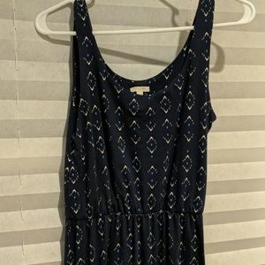 Small Navy Sonoma maxi dress